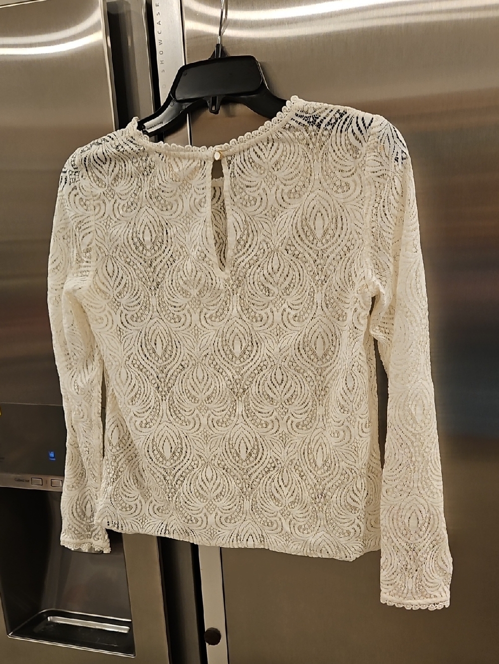 💕SEZANE💕 Cyrielle Blouse ~ Ecru 34 NWOT - Picture 13 of 16